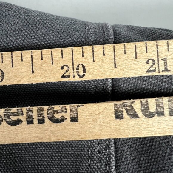 Walls Canvas Chore Jacket Extra Large Grey Faded Sherpa Lined Full Zip Work Wear - Picture 13 of 13